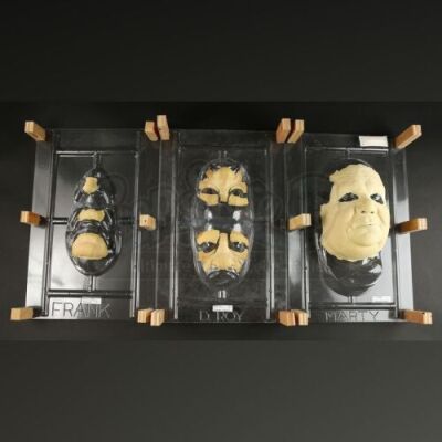 THE HAUNTED MANSION (2003) - Hitchhiker Three (Deep Roy), Axeman (Frank Rydberg), and Chandelier Drunk (Martin Klebba) Facial Appliance Lot