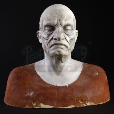 THE HAUNTED MANSION (2003) - White Glitter Ghoul Bust