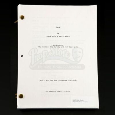 CLICK (2006) - Third Draft Script