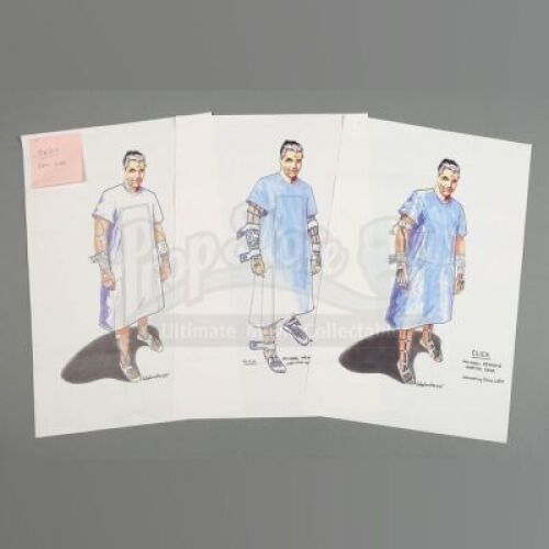 CLICK (2006) - Printed Michael Newman (Adam Sandler) Hospital Costume Artwork