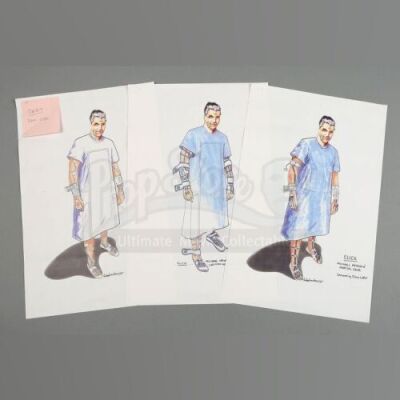 CLICK (2006) - Printed Michael Newman (Adam Sandler) Hospital Costume Artwork