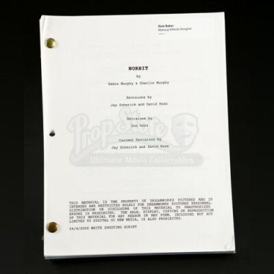NORBIT (2007) - Shooting Script