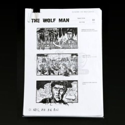 THE WOLFMAN (2010) - Storyboard Lot