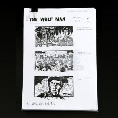 THE WOLFMAN (2010) - Storyboard Lot