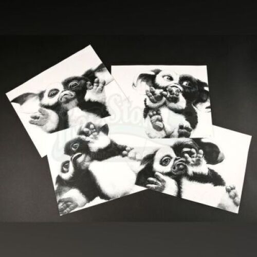 GREMLINS 2: THEW NEW BATCH (1990) - Set of 4 Gizmo Hand-Enhanced Xerox Photos