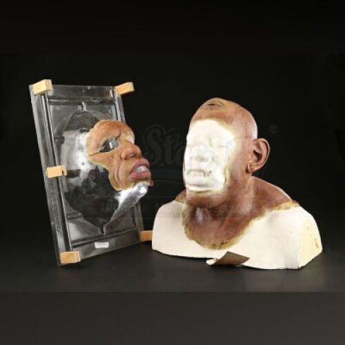 MEN IN BLACK II (2002) - Third Eye Guy (Kevin Grevioux) Cowl and Face Appliances