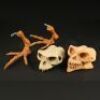 GREMLINS 2: THE NEW BATCH (1990) - Pair of Gremlin Skeleton Skulls and Feet