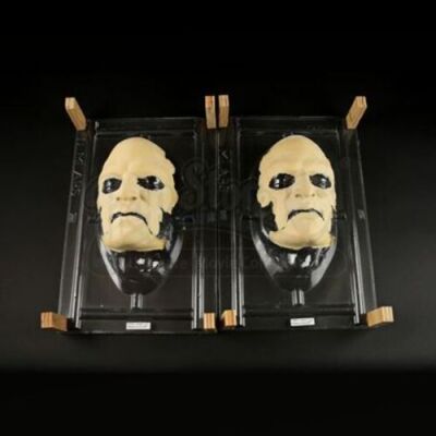 THE HAUNTED MANSION (2003) - Pair of Unpainted French Duelist (Derek Mears) Facial Appliances