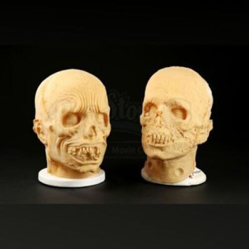 THE HAUNTED MANSION (2003) - Pair of Unpainted Latex Zombie Face Masks
