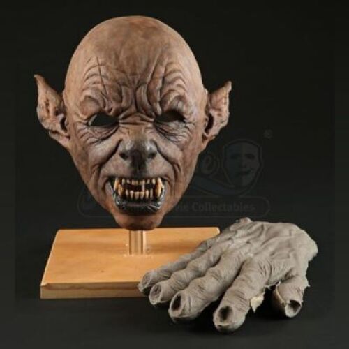 THE WOLFMAN (2010) - Sir John Talbot (Anthony Hopkins) Wolf Mask and Hand