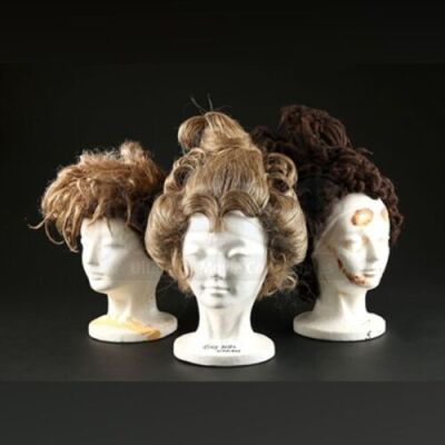 HOW THE GRINCH STOLE CHRISTMAS (2000) - Lot of Three Who Wigs