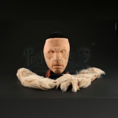 BEAUTY AND THE BEAST (1987) - Vincent (Ron Perlman) Unfinished Mask, Gloves, and Ears