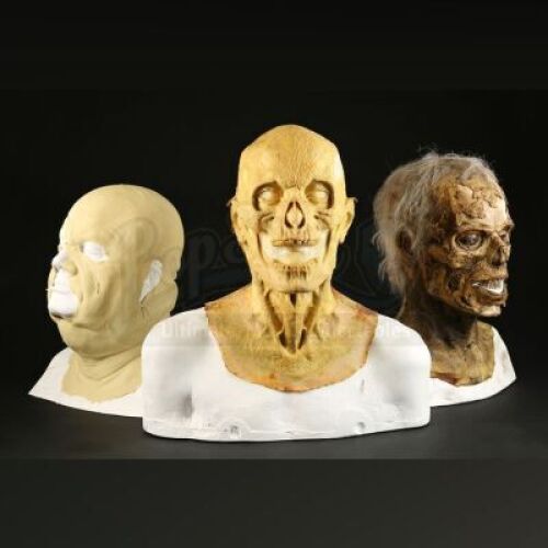 THE HAUNTED MANSION (2003) - Set of Three Head Skins on Busts