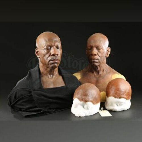 LIFE (1999) - Elderly Ray and Claude Paint Test Busts and Scalp Appliances