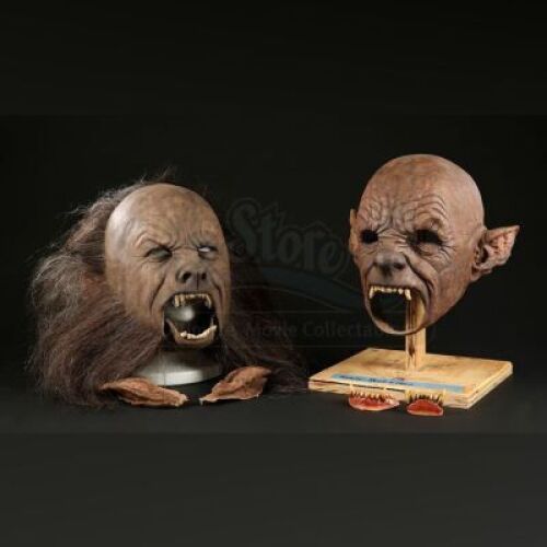 THE WOLFMAN (2010) - Lot of Two Wolfman Masks, Teeth, and Ears