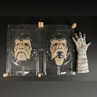 MEN IN BLACK II (2002) - Dog Poop Alien (Sonny Tipton) Face Appliance and Glove Lot