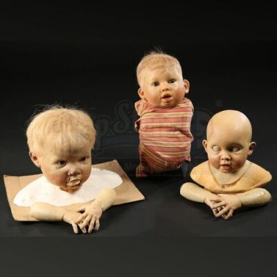BABY'S DAY OUT (1994) - Baby Bink (Vern Troyer) Mask, Head Skin, Torso, and Arms