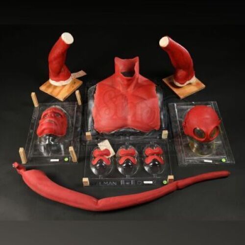 HELLBOY (2004) - Hellboy (Ron Perlman) Appliances, Tail, and Horn Cap