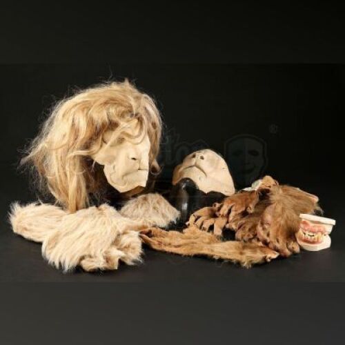 BEAUTY AND THE BEAST (1987) - Teeth, Teeth Castings, Beast (Ron Perlman) Wig, Appliances and Gloves