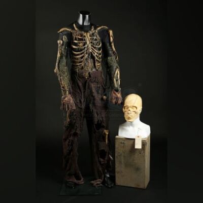 THE HAUNTED MANSION (2003) - Zombie Costume And Skull appliance