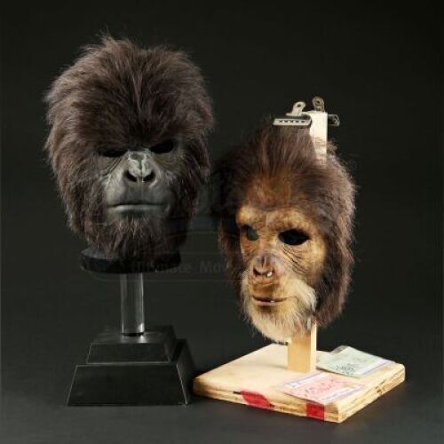 PLANET OF THE APES (2001) - Chimp and Gorilla Face Masks