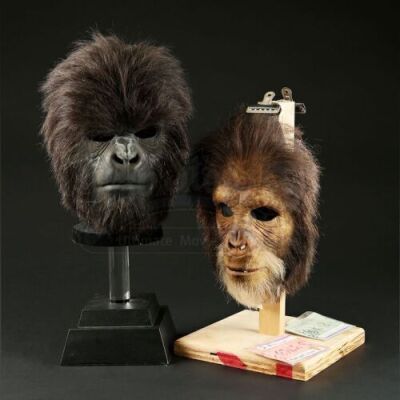 PLANET OF THE APES (2001) - Chimp and Gorilla Face Masks