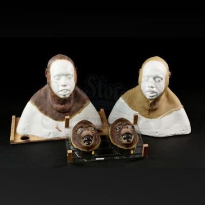 PLANET OF THE APES (2001) - Painted Limbo (Paul Giamatti) Busts and Appliances