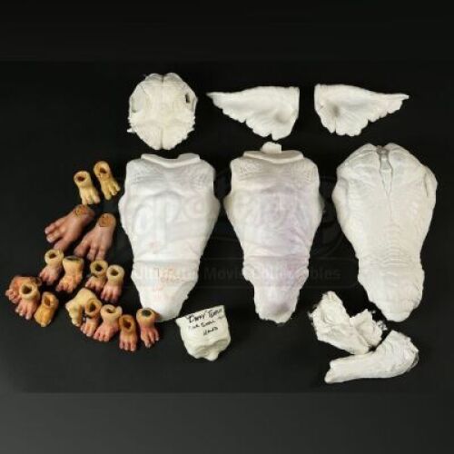 GREMLINS 2: THE NEW BATCH (1990) - Styrofoam Gremlin Test, Mogwai Feet, and Head Template