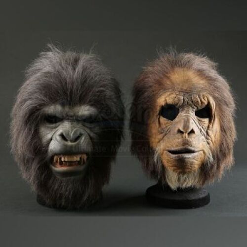 PLANET OF THE APES (2001) - Chimp and Gorilla Face Masks