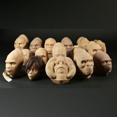 PLANET OF THE APES (2001) - Lot of Foam Ape Heads