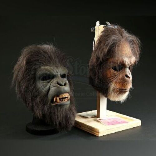 PLANET OF THE APES (2001) - Chimp and Battle Gorilla Face Masks