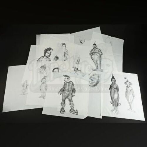 HOW THE GRINCH STOLE CHRISTMAS (2000) - Grinch and Who Concept Art