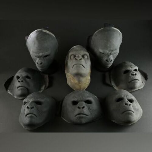 PLANET OF THE APES (2001) - Unfinished Ape Face Masks