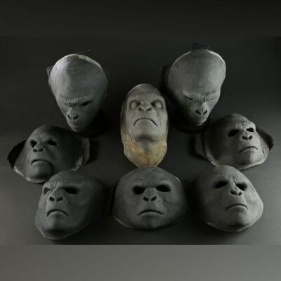 PLANET OF THE APES (2001) - Unfinished Ape Face Masks
