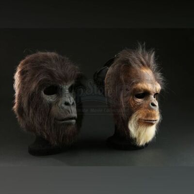 PLANET OF THE APES (2001) - Chimp and Gorilla Face Masks