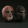 PLANET OF THE APES (2001) - Chimp and Gorilla Face Masks