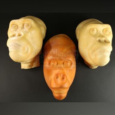 MIGHTY JOE YOUNG (1998) - Set of Three Joe Face Casts