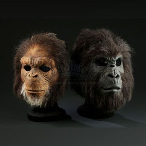 PLANET OF THE APES (2001) - Chimp and Gorilla Face Masks