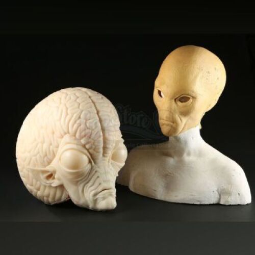 MEN IN BLACK 3 (2012) - First Contact Alien Mask and Space Boy Head