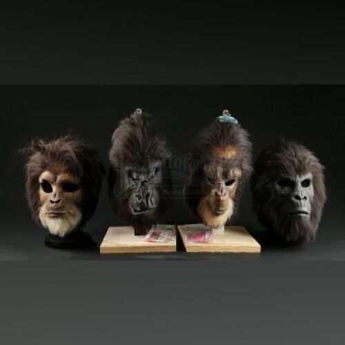 PLANET OF THE APES (2001) - Gorilla and Chimp Face Masks