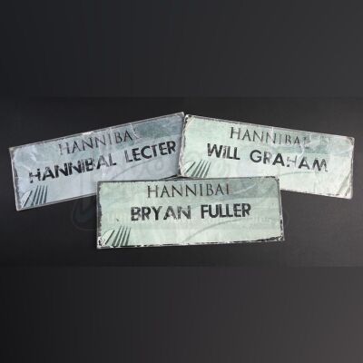 SEASONS 1-3<br>Bryan Fuller, Hannibal Lecter (Mads Mikkelsen), Will Graham (Hugh Dancy) Placards