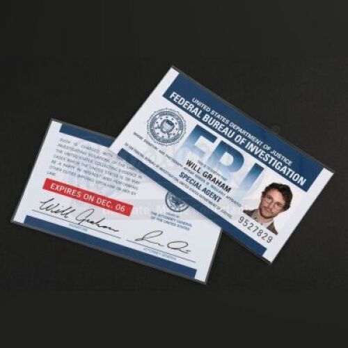SEASONS 1-3<br>Will Graham's (Hugh Dancy) FBI ID Cards
