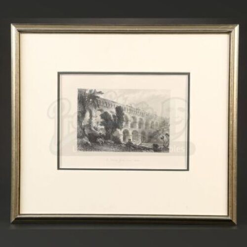 SEASON 1<br>Hannibal Lecter's (Mads Mikkelsen) Framed Waiting Room Artwork