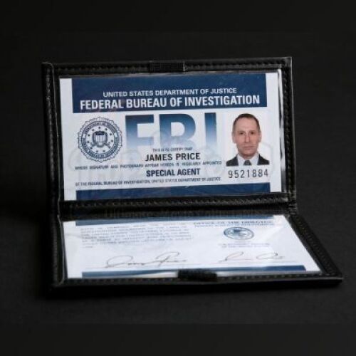 SEASONS 1-3<br>Jimmy Price's (Scott Thompson) Leather FBI ID Wallet