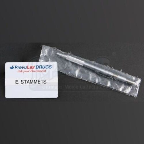 SEASON 1 EPISODE 2: "AMUSE-BOUCHE"<br>Eldon Stammets' (Aidan Devine) Pharmacy ID and Knife