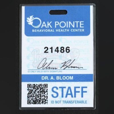 SEASON 1<br>Alana Bloom's (Caroline Dhavernas) Oak Pointe ID Badge