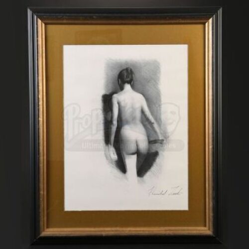 SEASONS 1-3<br>Hannibal Lecter's (Mads Mikkelsen) Framed Nude Woman Illustration