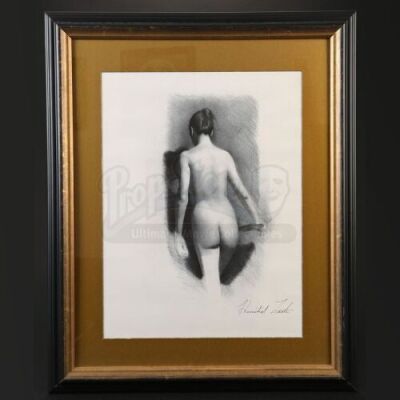 SEASONS 1-3<br>Hannibal Lecter's (Mads Mikkelsen) Framed Nude Woman Illustration