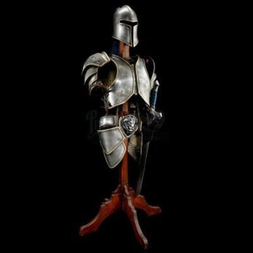 Lot # 41: Alliance Armor Rack with Armor Components