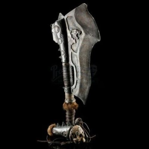 Lot # 66: Broken Frostwolf Orc Axe
